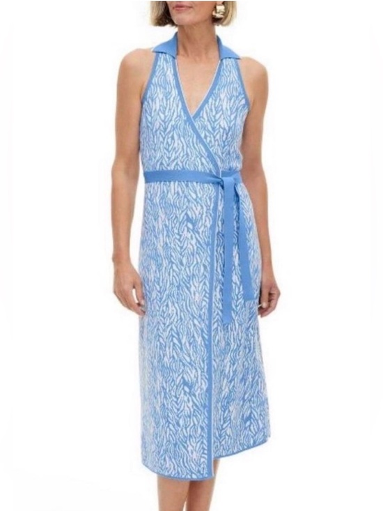 Diane Von Furstenberg Dresses & Skirts - Diane Von Furstenberg For Target Blue/White Wrap Dress Size XXL NWOT